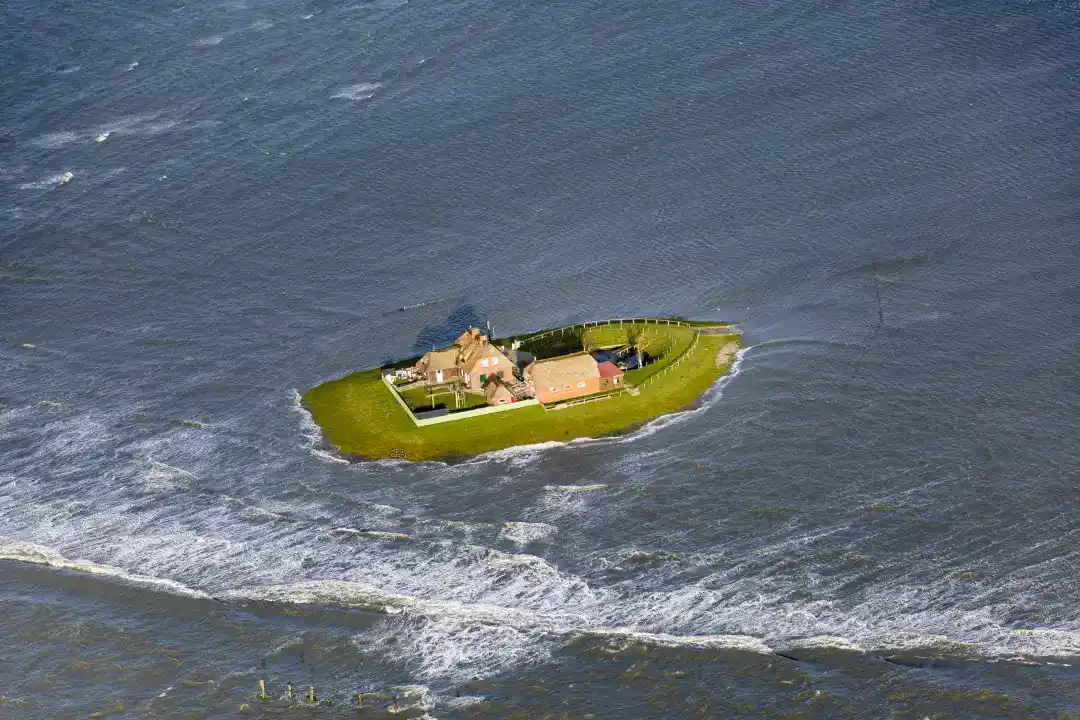 Hallig im Nordfriesland